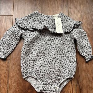 My little cozmo Baby Girl Floral Liberty Romper Long Sleeve 100% organic cotton